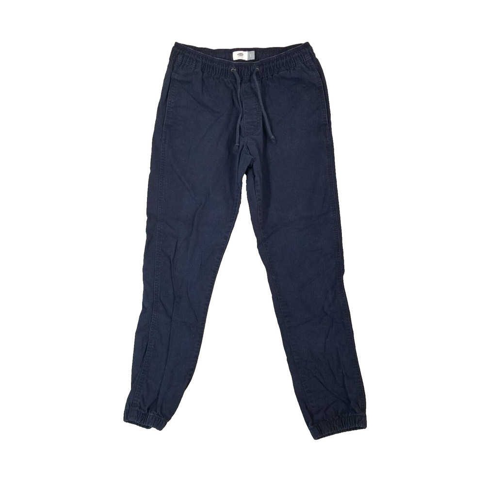 Old Navy jogger pants men's small blue cotton comfort waist preppy street skate‎